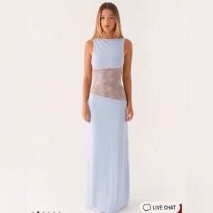NWT Peppermayo Maxi Dress with Lace